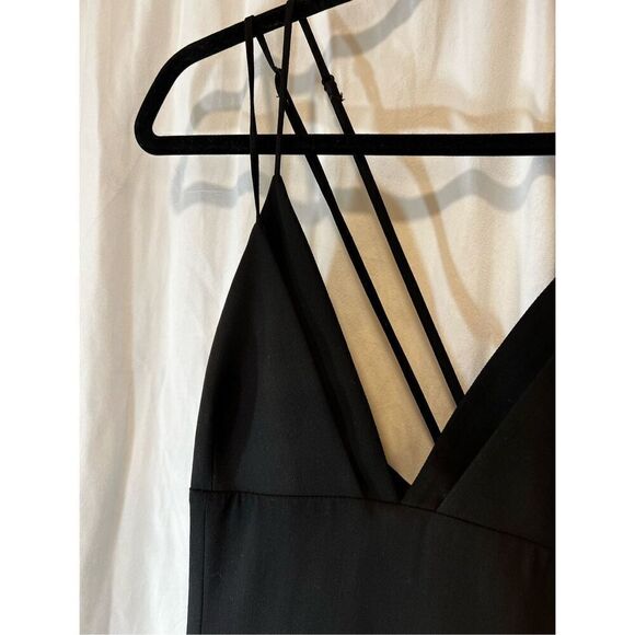 TWP Women's Black Ava Open Back Wool-Blend Gown Size 12 NWOT - Picture 6 of 8